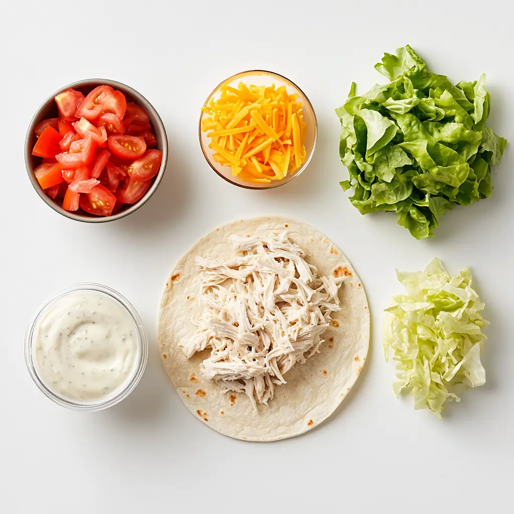 Easy Chicken Ranch Wraps ingredient