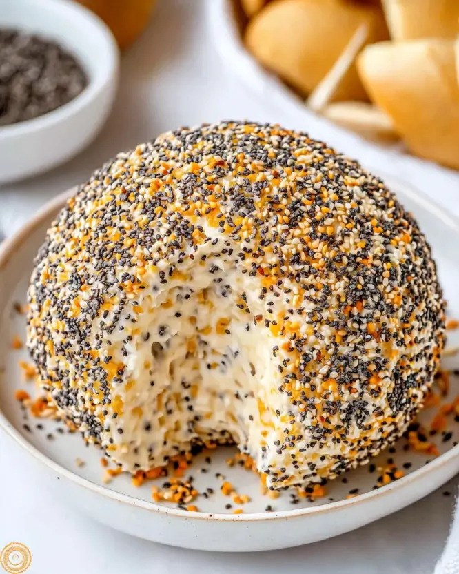 Everything Bagel Cheese Ball Recipe