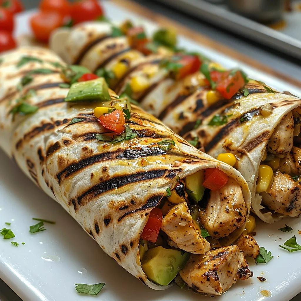 Grilled Chicken Avocado Ranch Wrap