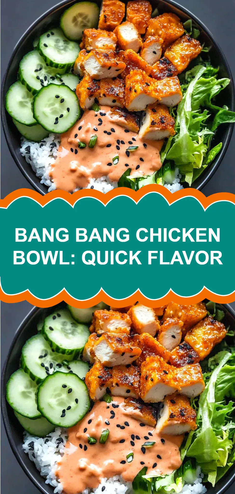 Bang Bang Chicken Bowl: Quick Flavor