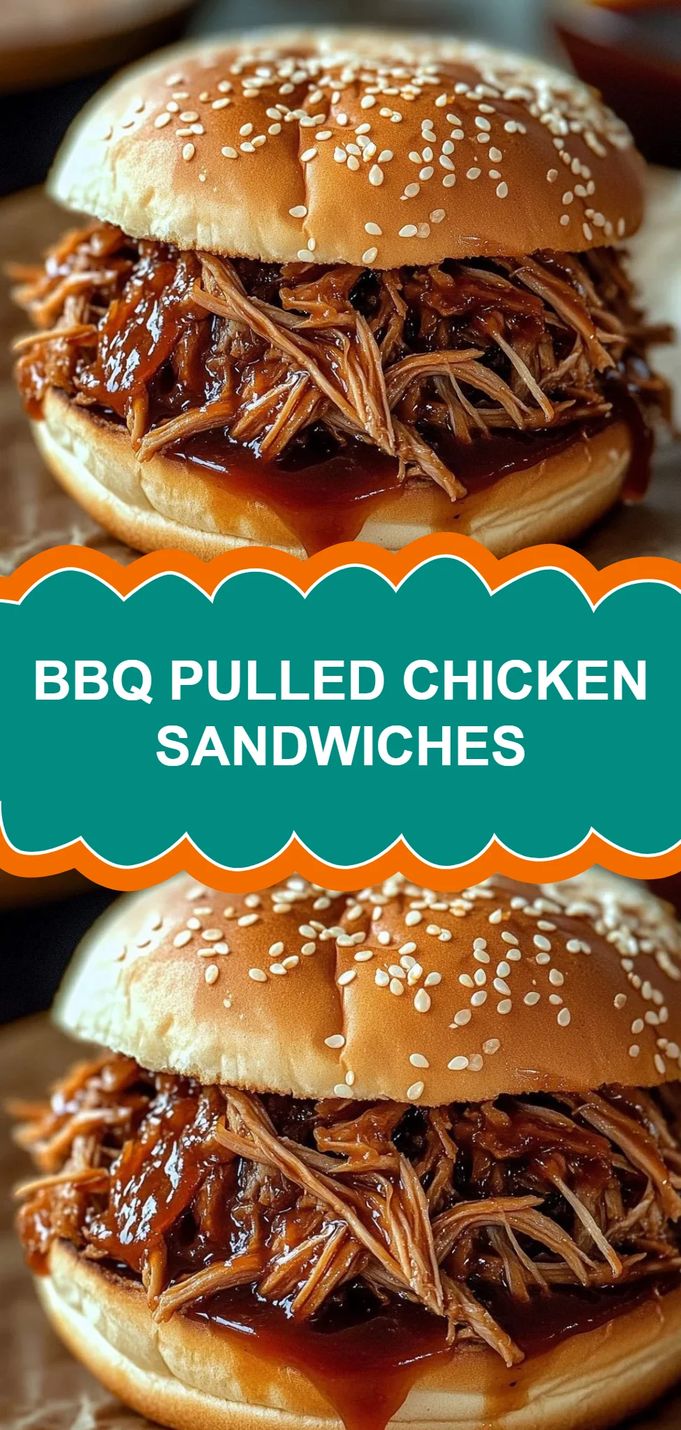 BBQ Pulled Chicken Sandwiches