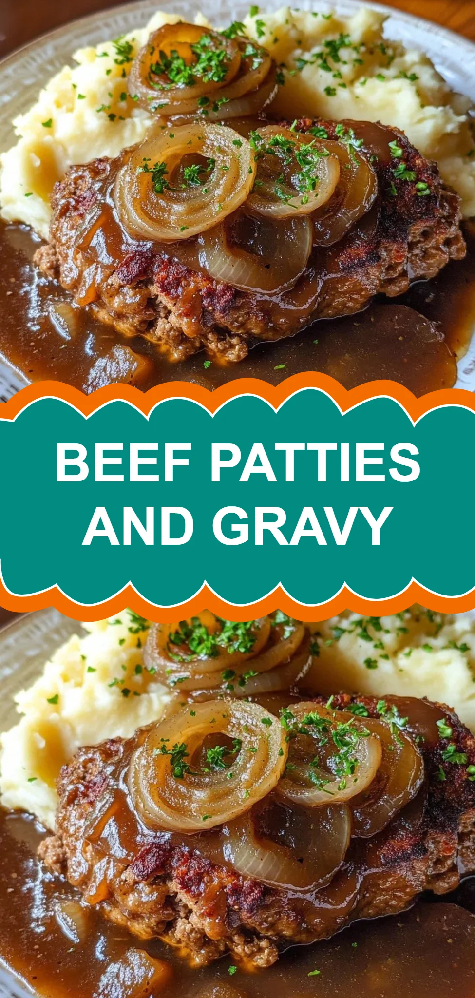 Beef Patties and Gravy