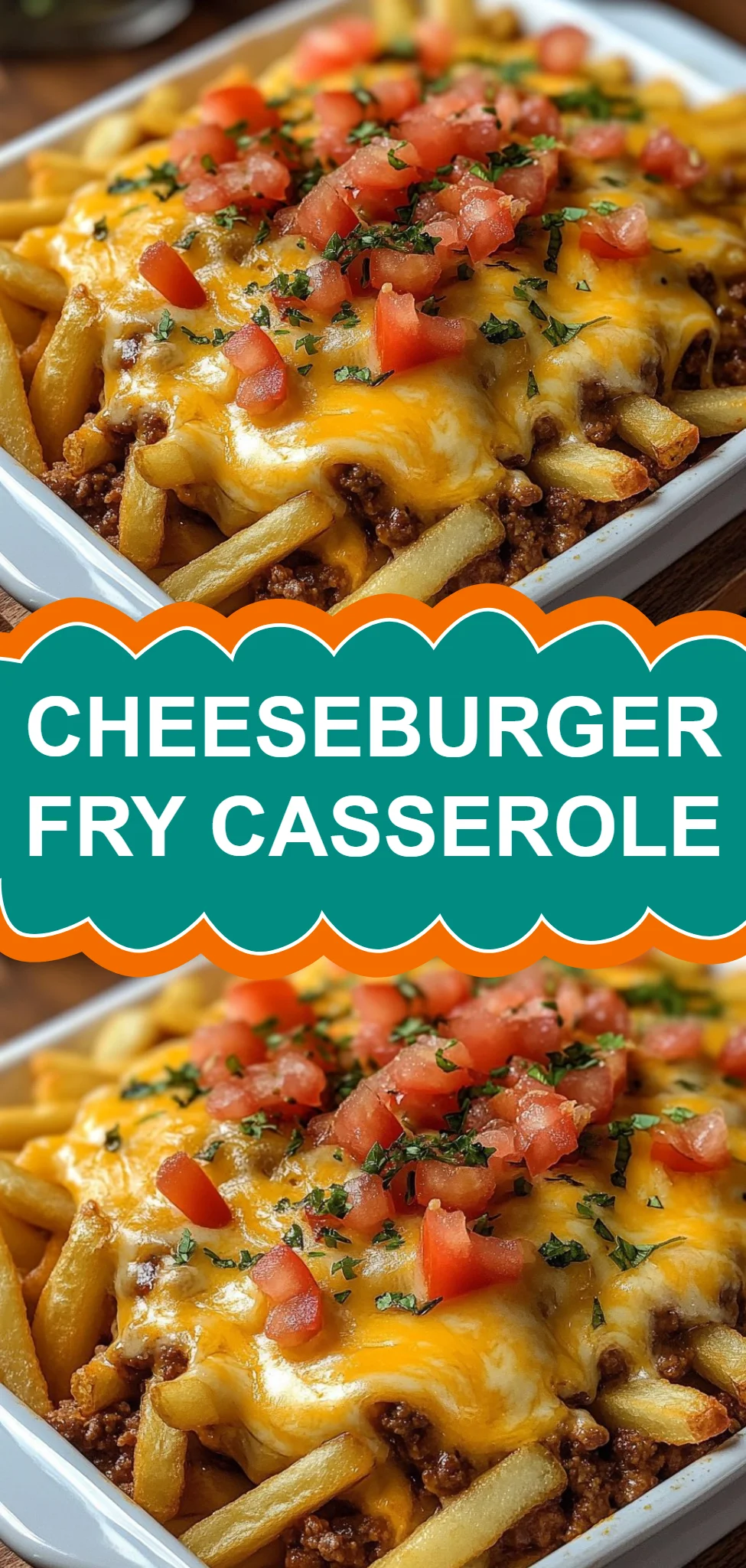 Cheeseburger Fry Casserole