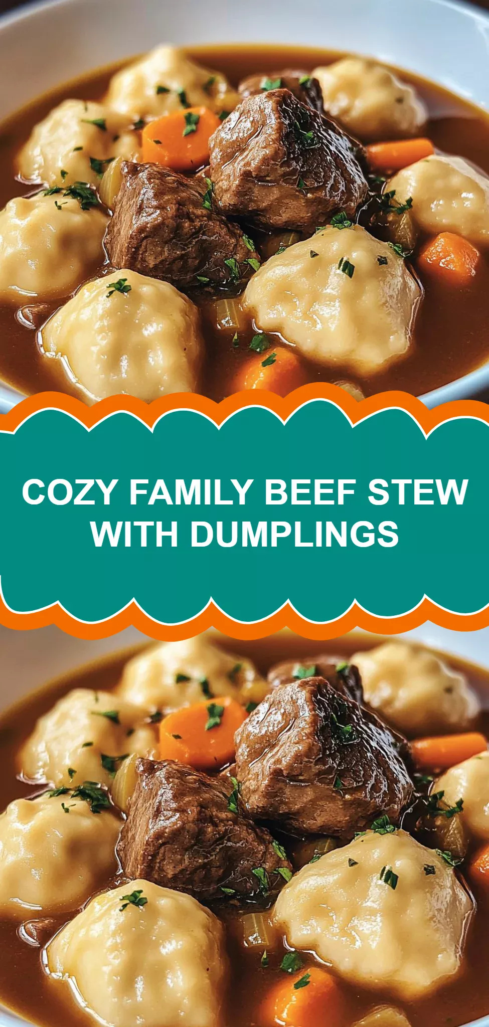 Cozy Family Beef Stew with Dumplings