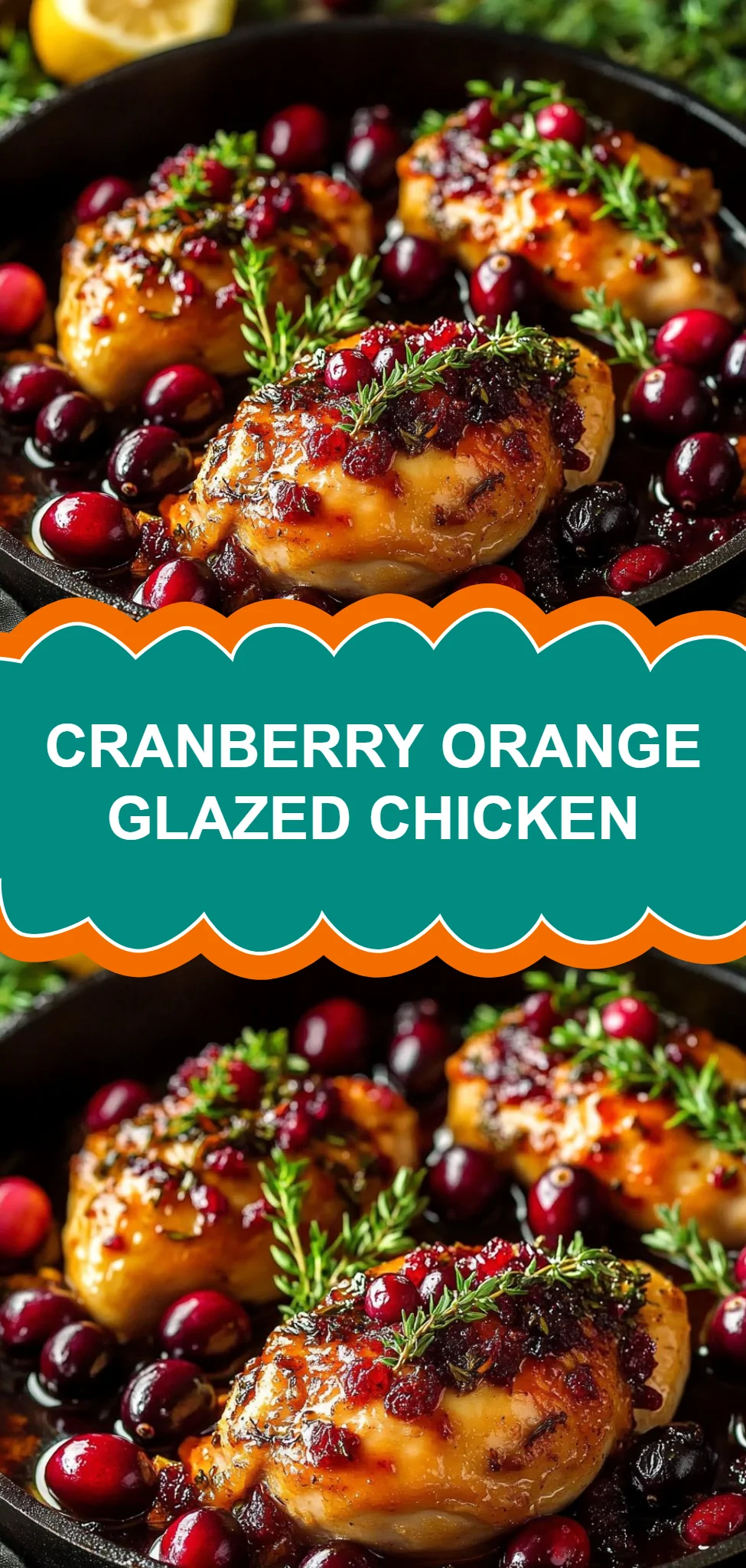 Cranberry Orange Glazed Chicken