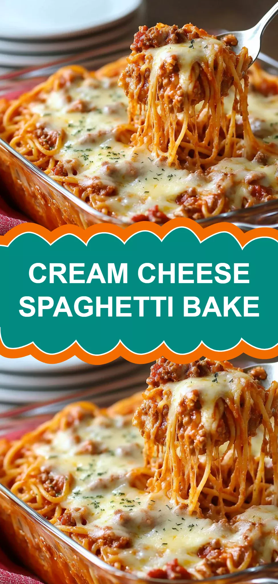 Cream Cheese Spaghetti Bake