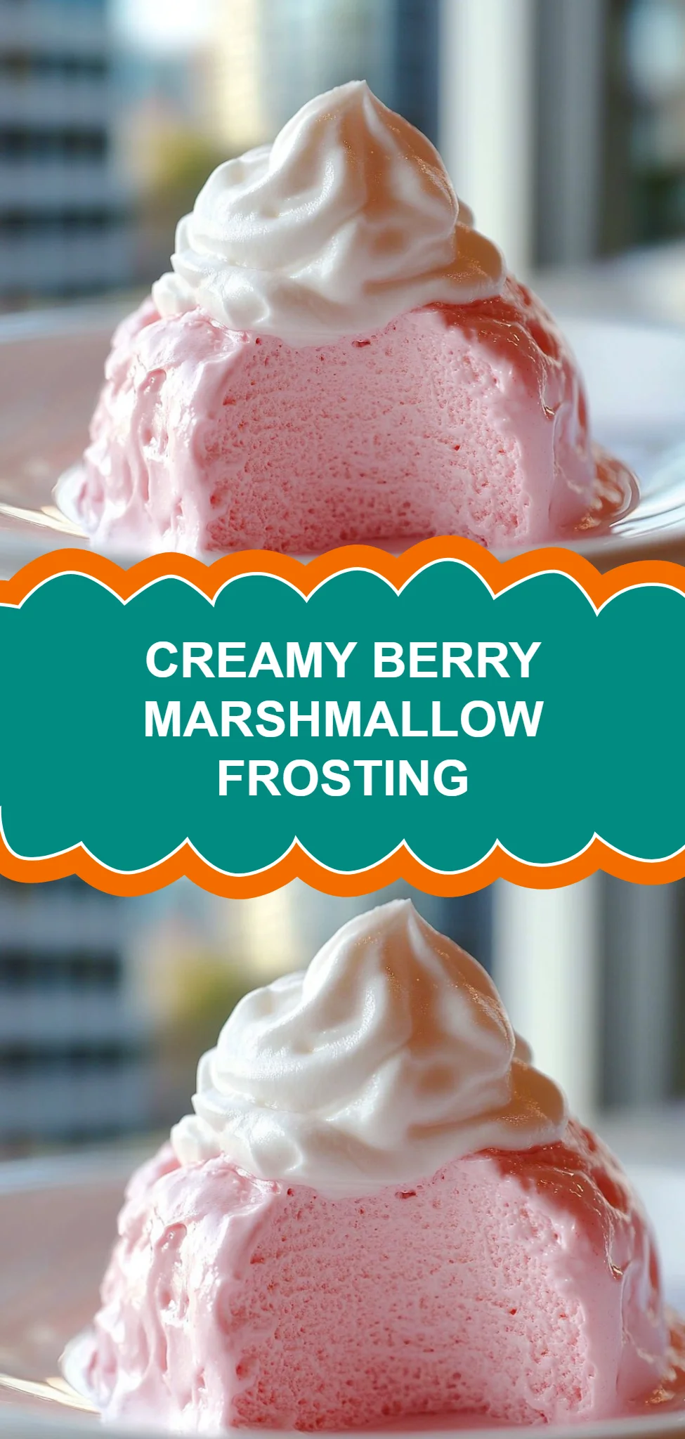 Creamy Berry Marshmallow Frosting