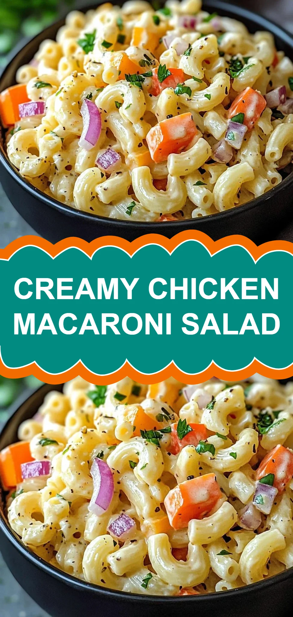Creamy Chicken Macaroni Salad