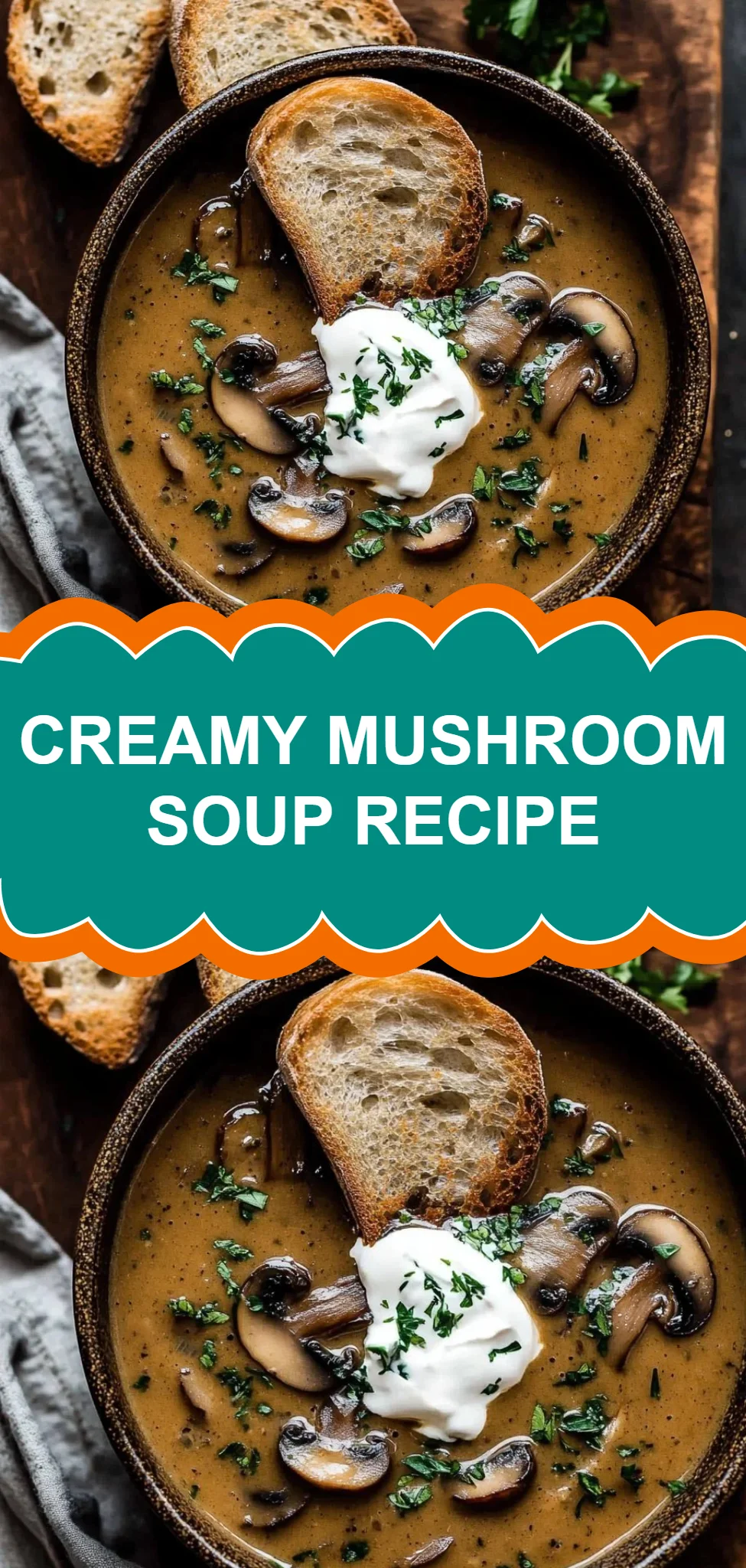 Creamy Mushroom Soup Recipe