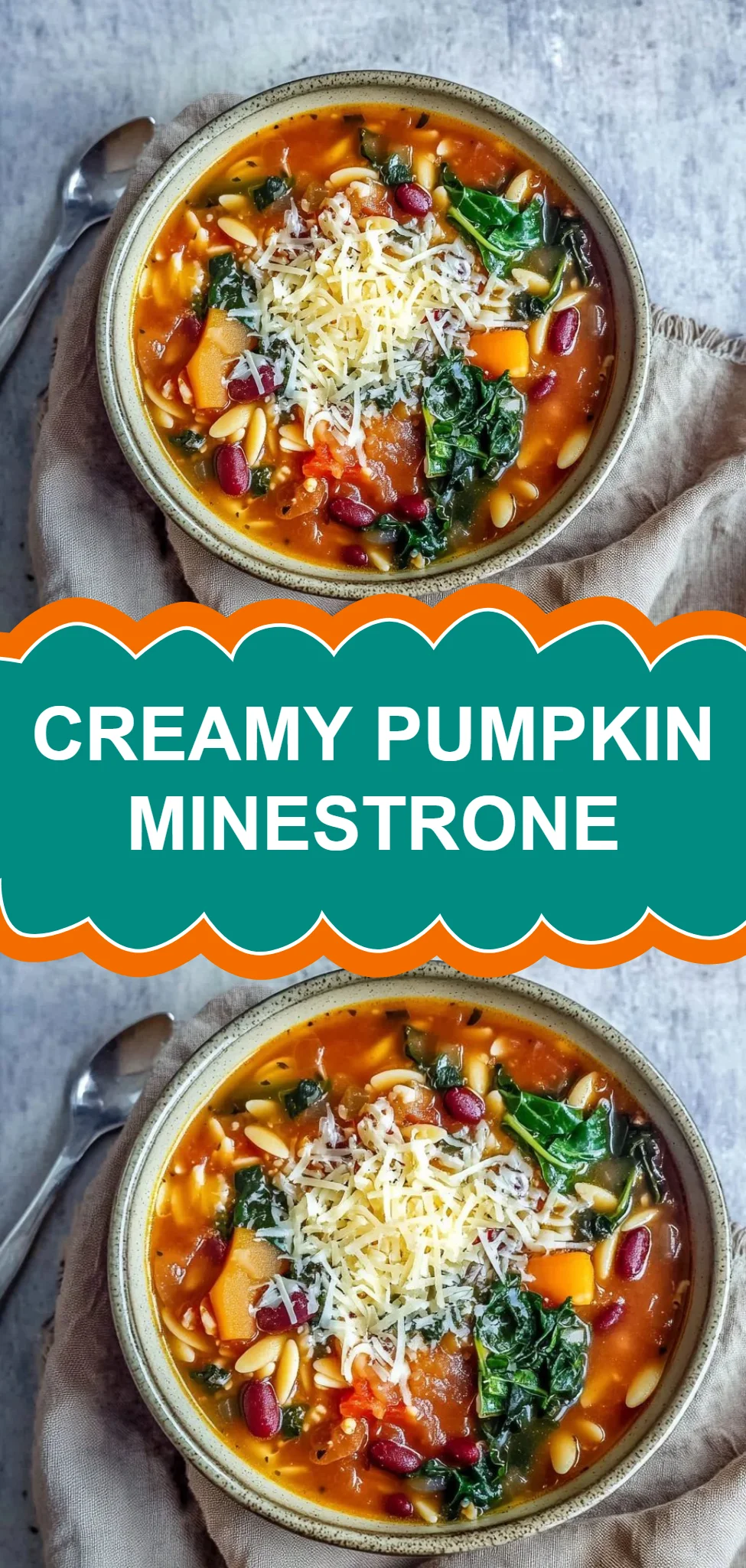 Creamy Pumpkin Minestrone