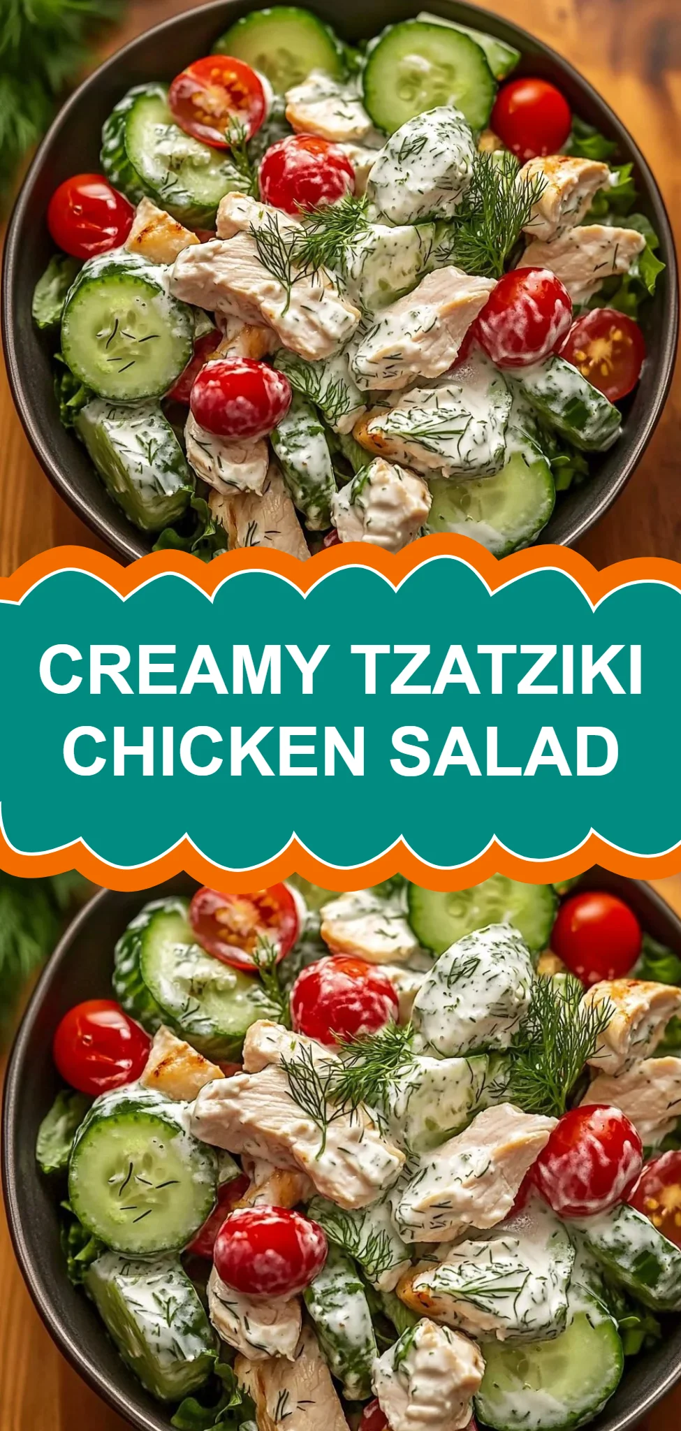 Creamy Tzatziki Chicken Salad