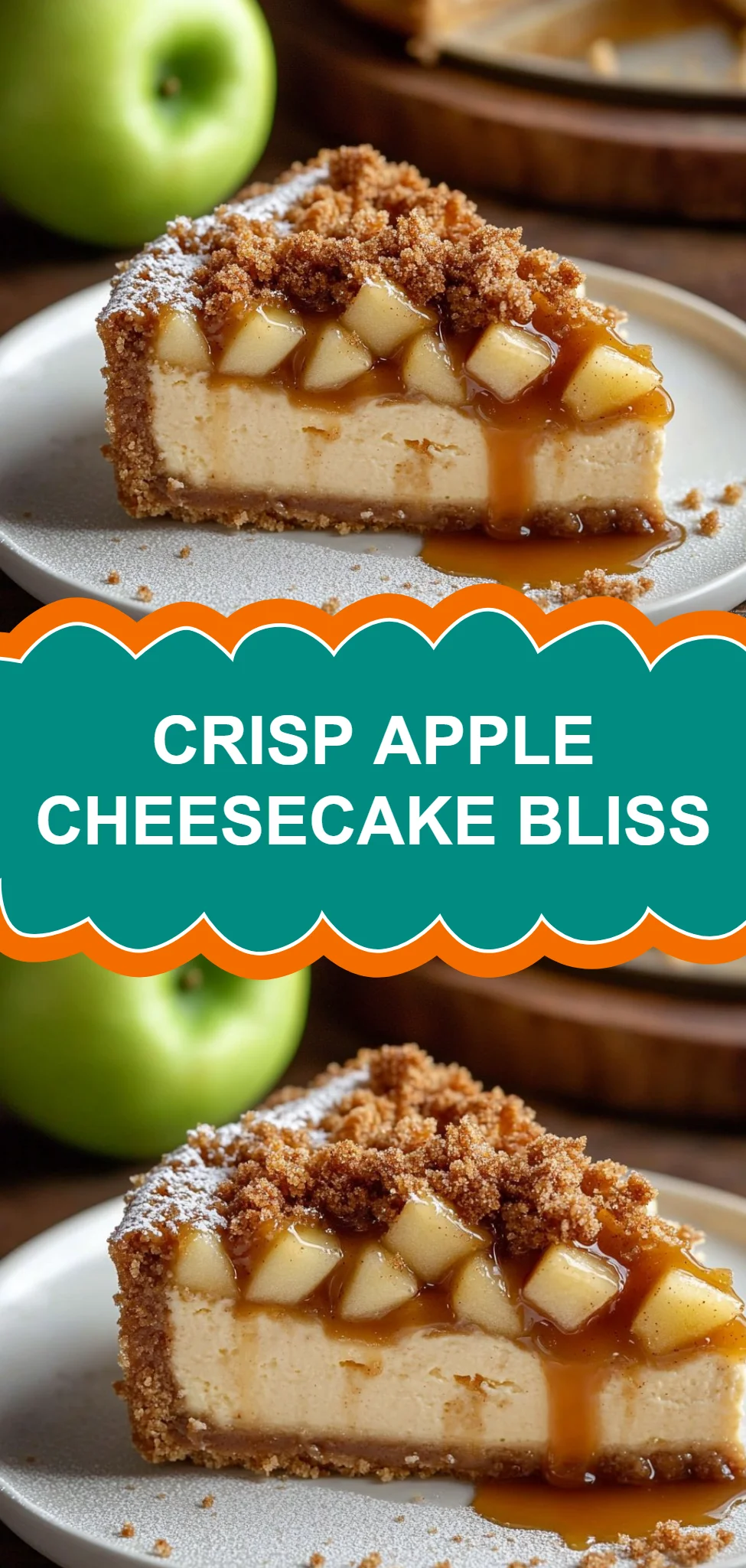Crisp Apple Cheesecake Bliss