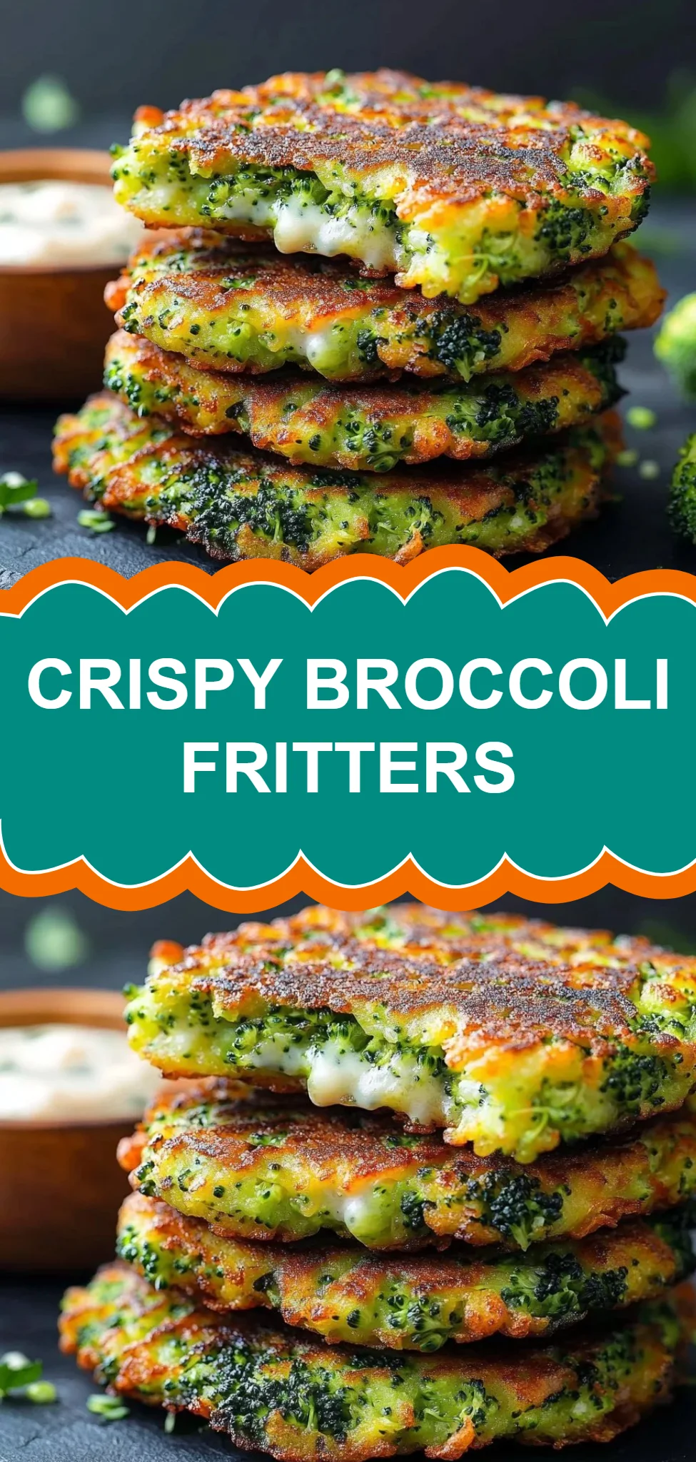 Crispy Broccoli Fritters