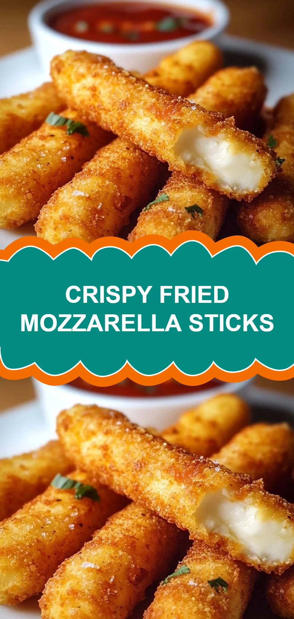 Crispy Fried Mozzarella Sticks