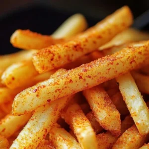 Crispy nacho cheese fries with melted cheese and toppings