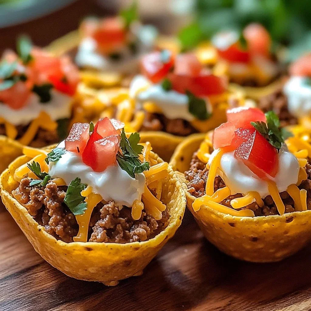 Crispy ranch taco bites served on a platter, garnished with fresh herbs.