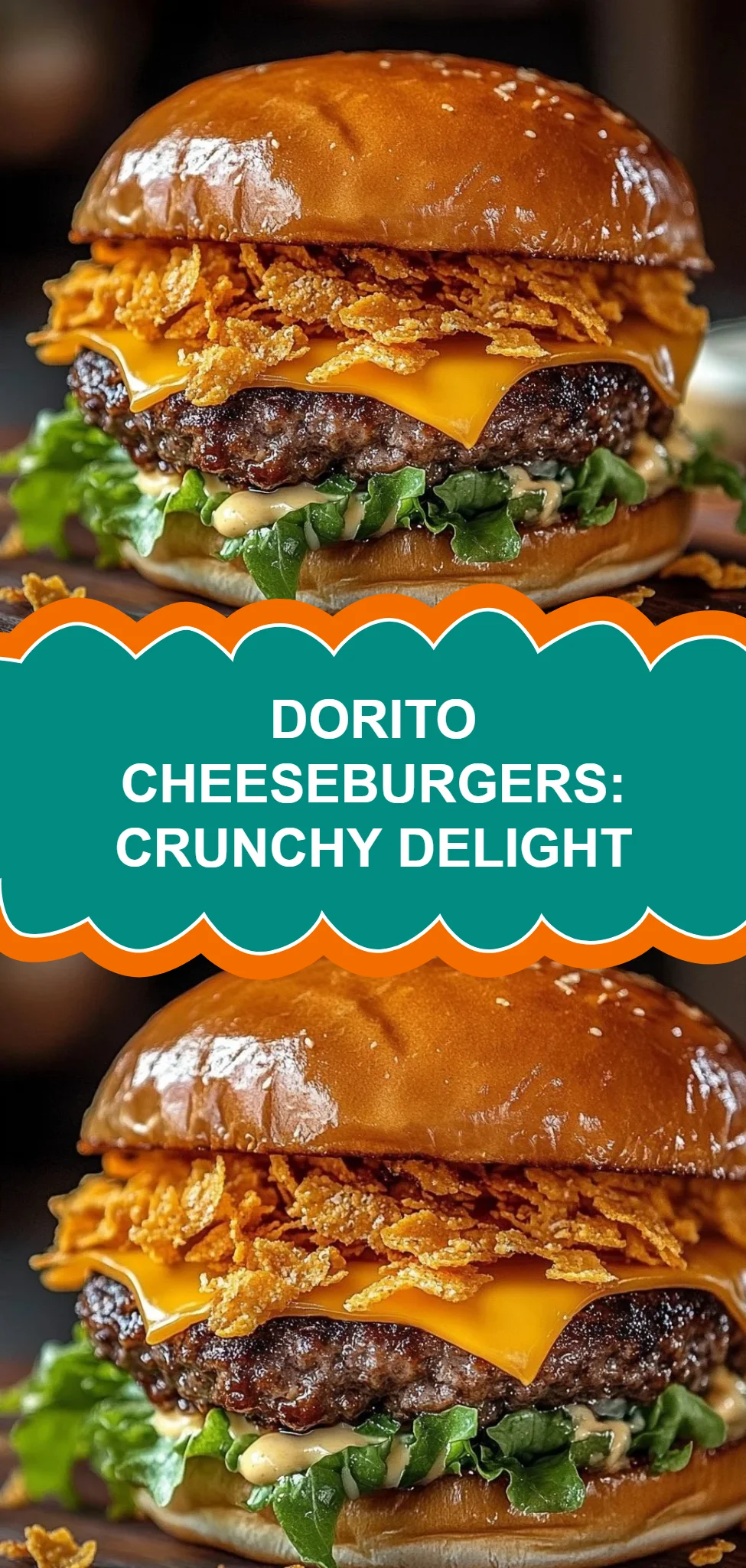 Dorito Cheeseburgers: Crunchy Delight