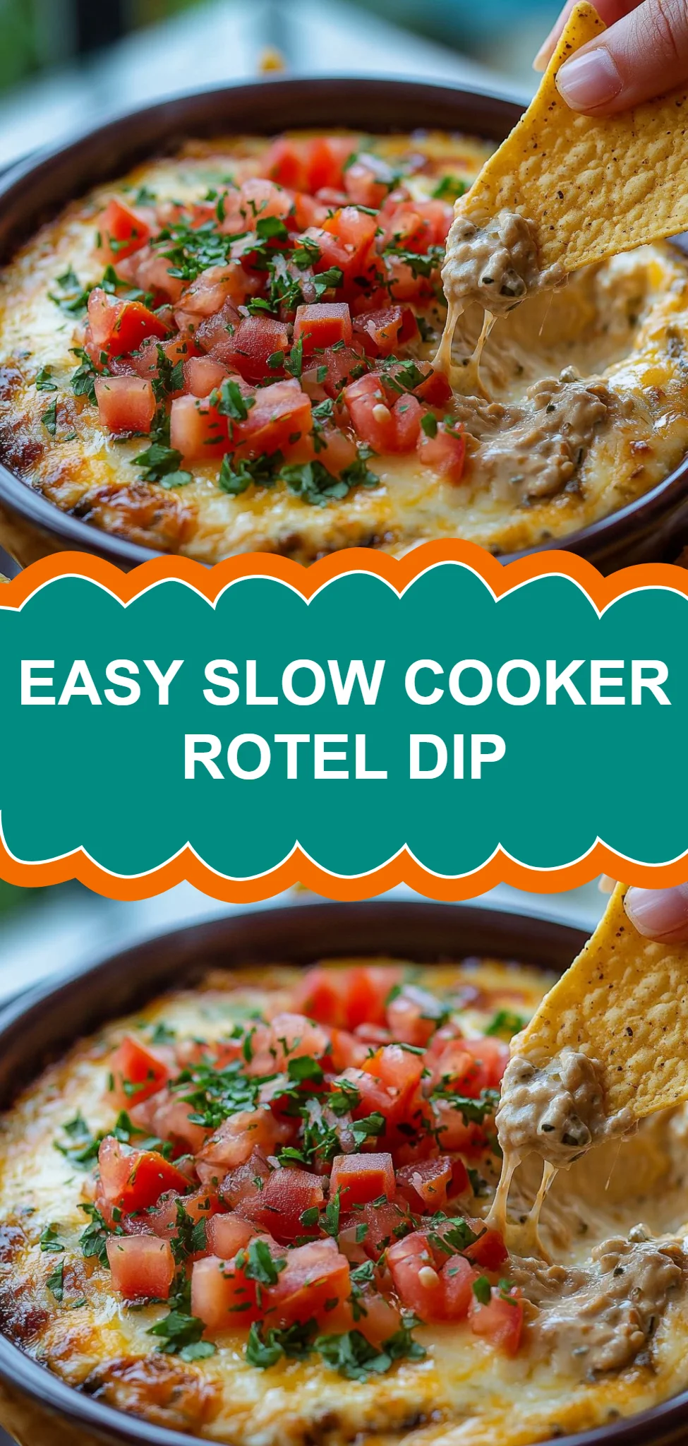 Easy Slow Cooker Rotel Dip