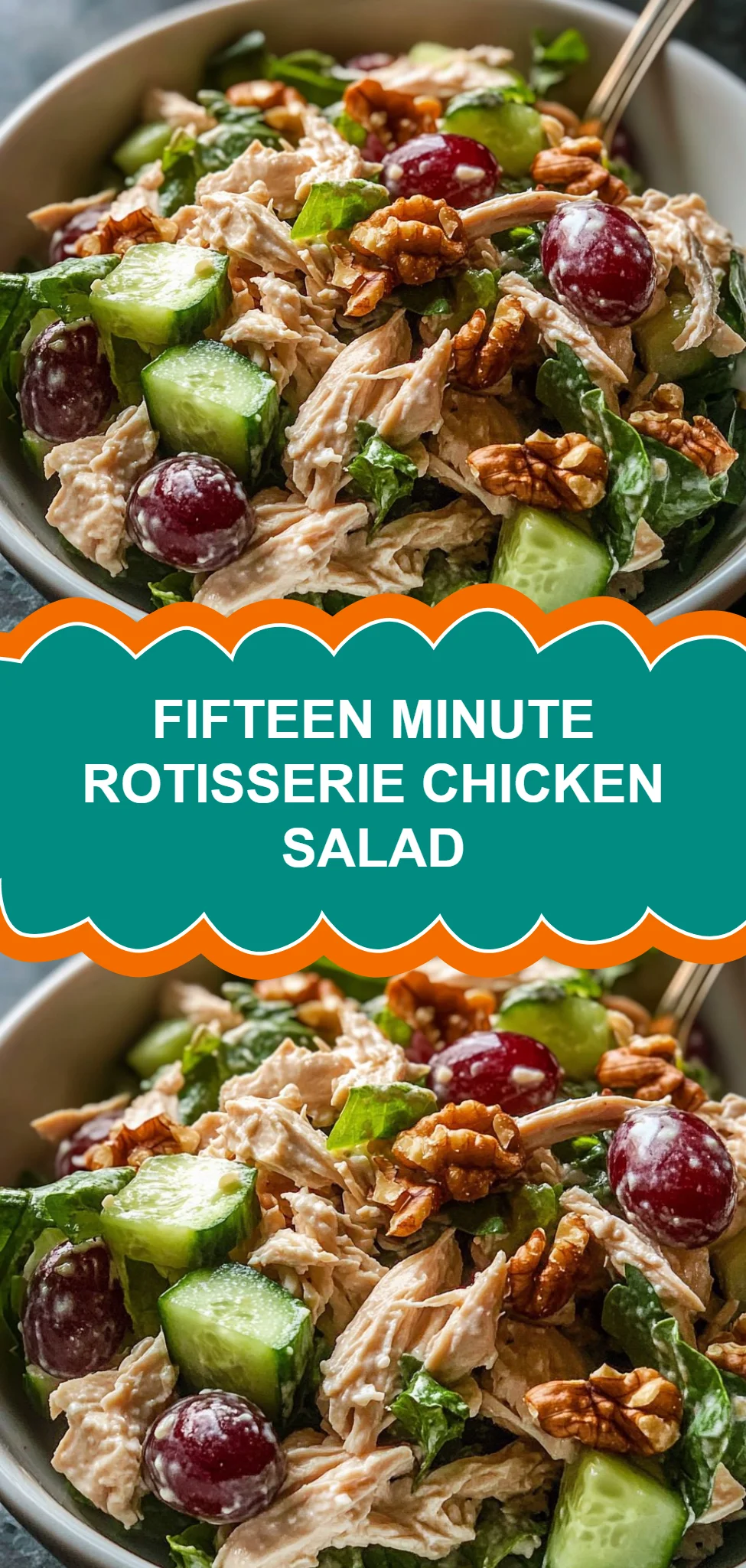 Fifteen Minute Rotisserie Chicken Salad