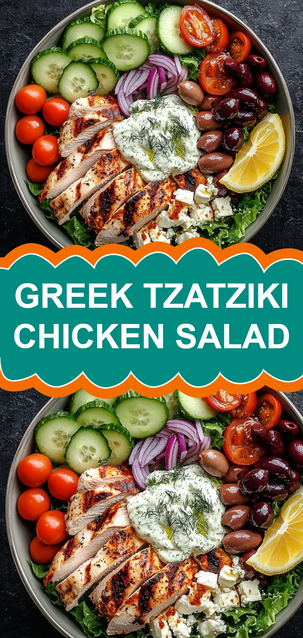 Greek Tzatziki Chicken Salad