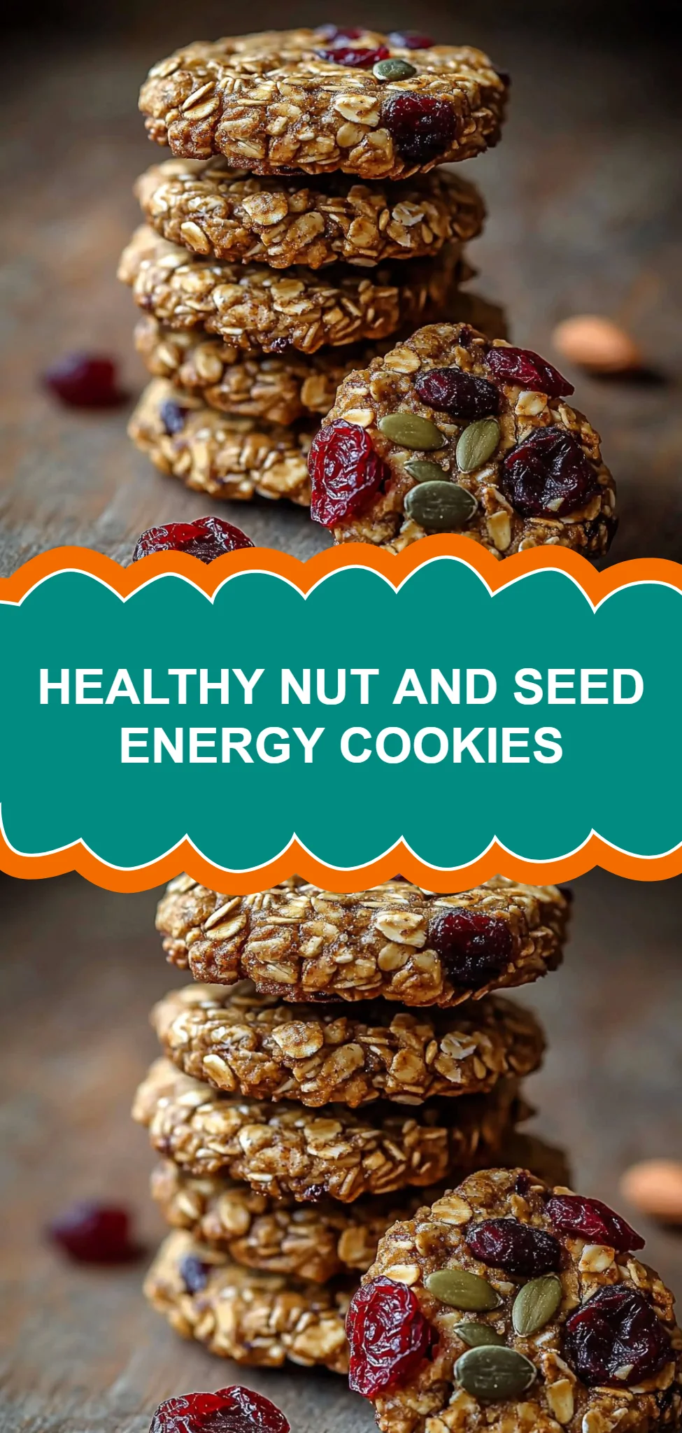 Healthy Nut and Seed Energy Cookies