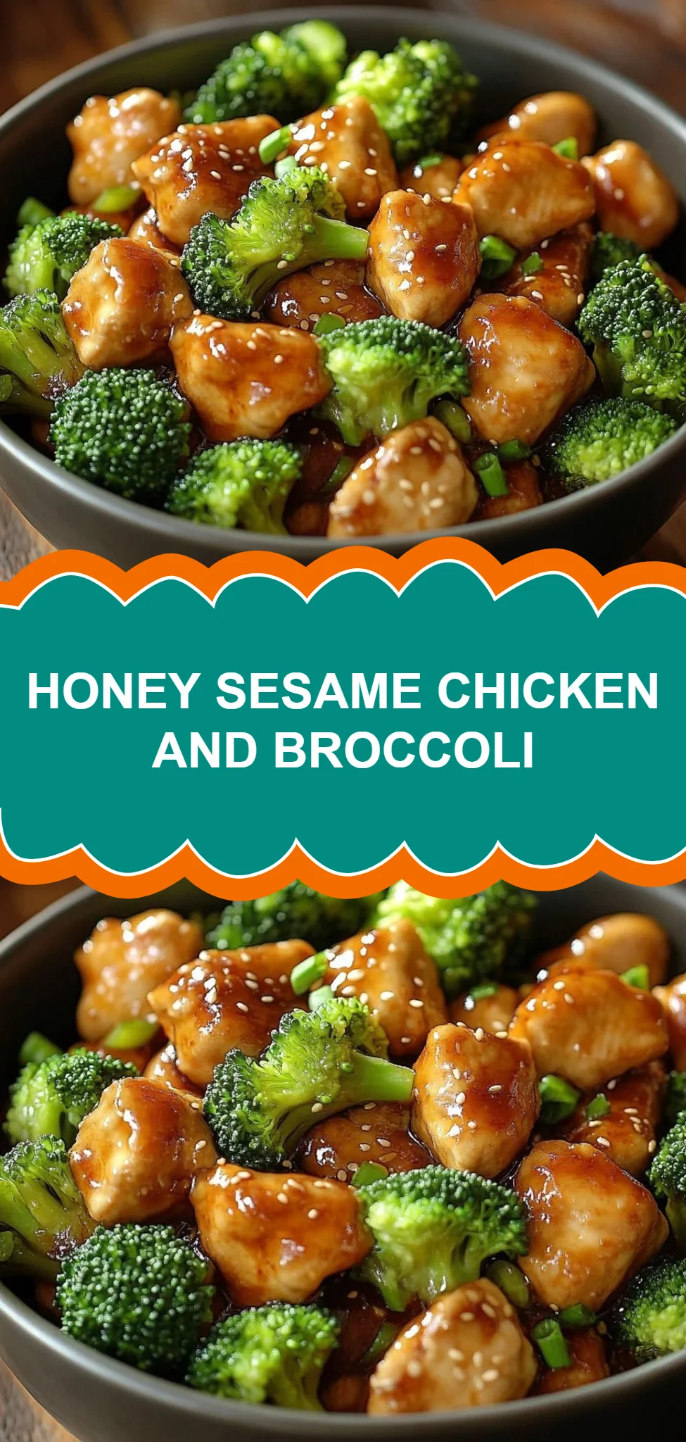 Honey Sesame Chicken and Broccoli