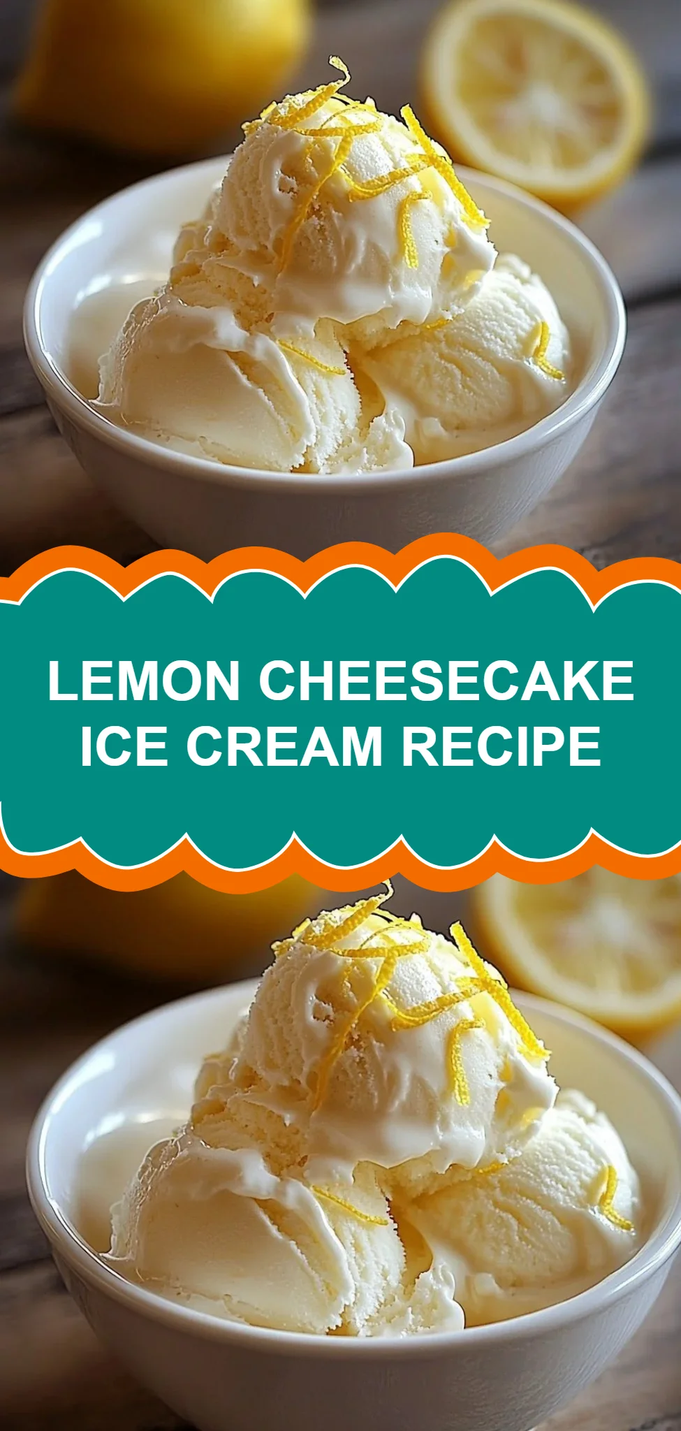 Lemon Cheesecake Ice Cream Recipe
