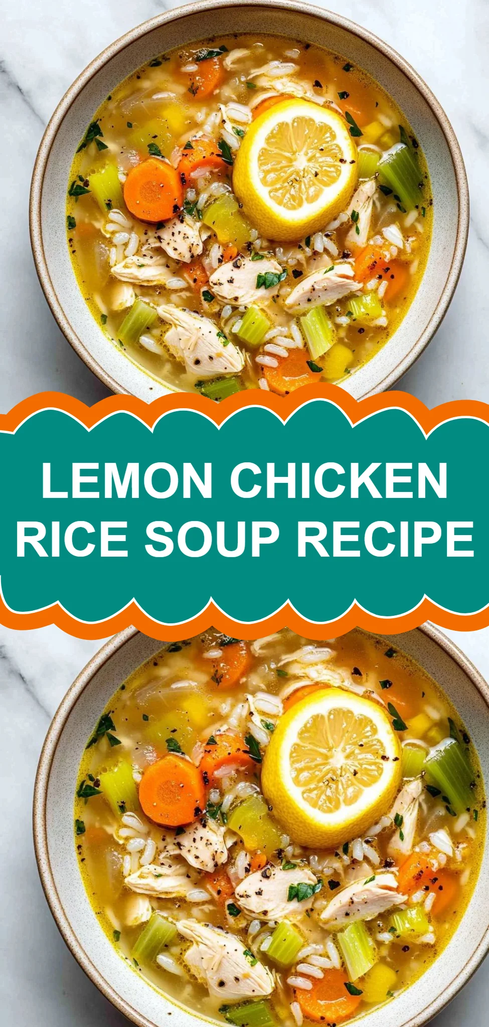 Lemon Chicken Rice Soup Recipe