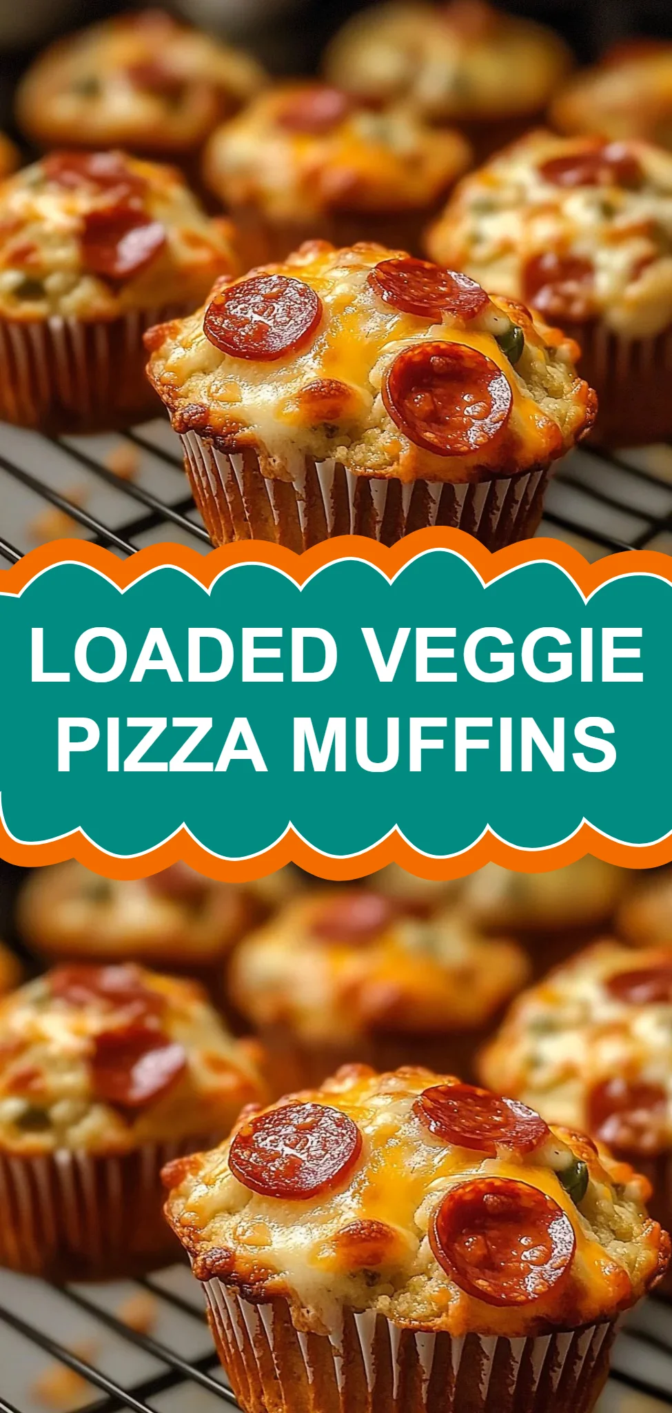 Loaded Veggie Pizza Muffins
