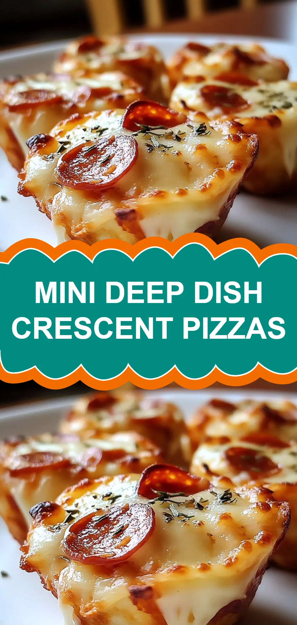 Mini Deep Dish Crescent Pizzas