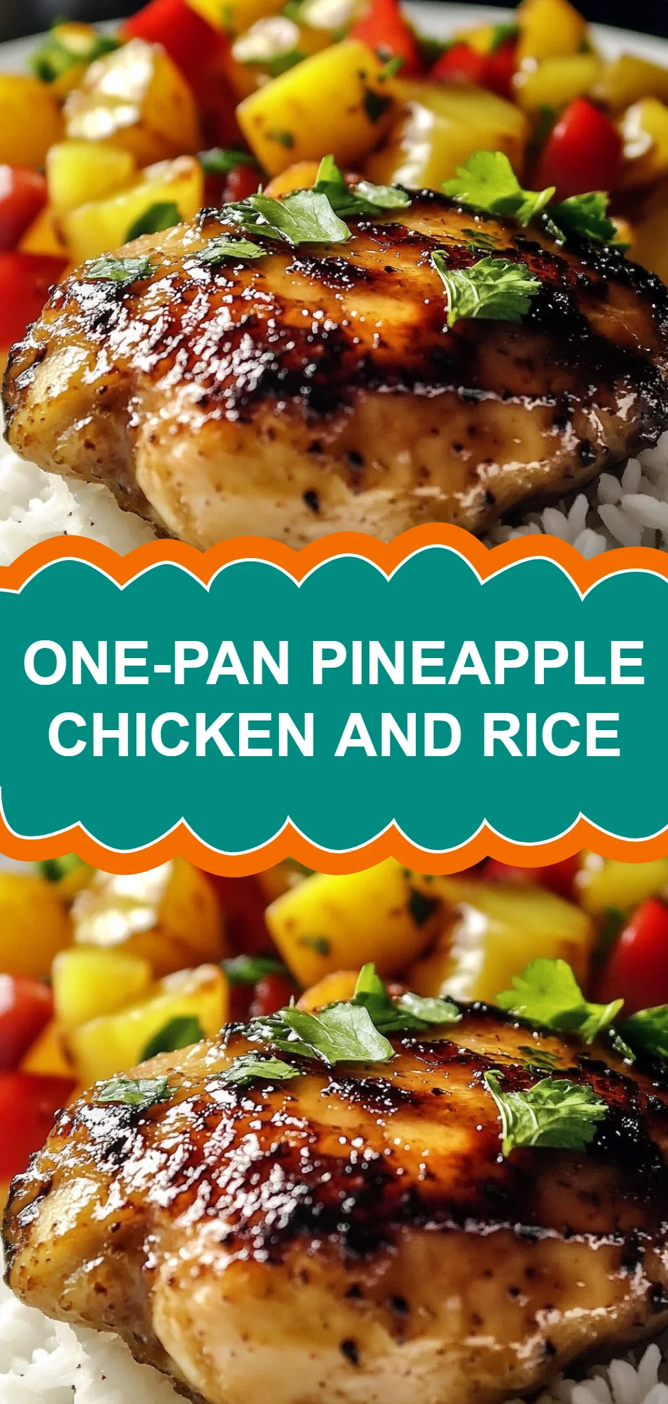One-Pan Pineapple Chicken and Rice