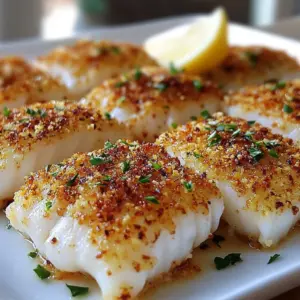 Crispy Parmesan Cod fillet cooked in an air fryer