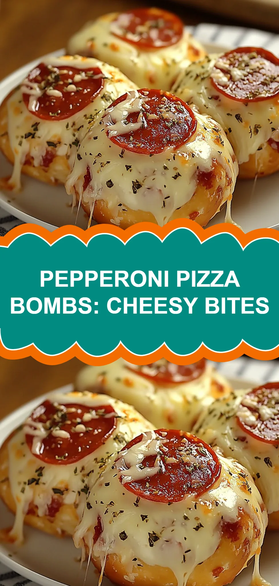 Pepperoni Pizza Bombs: Cheesy Bites
