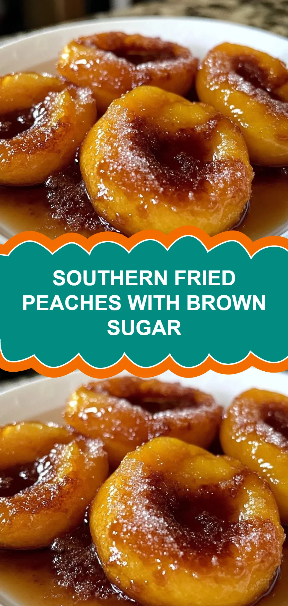 Southern Fried Peaches with Brown Sugar