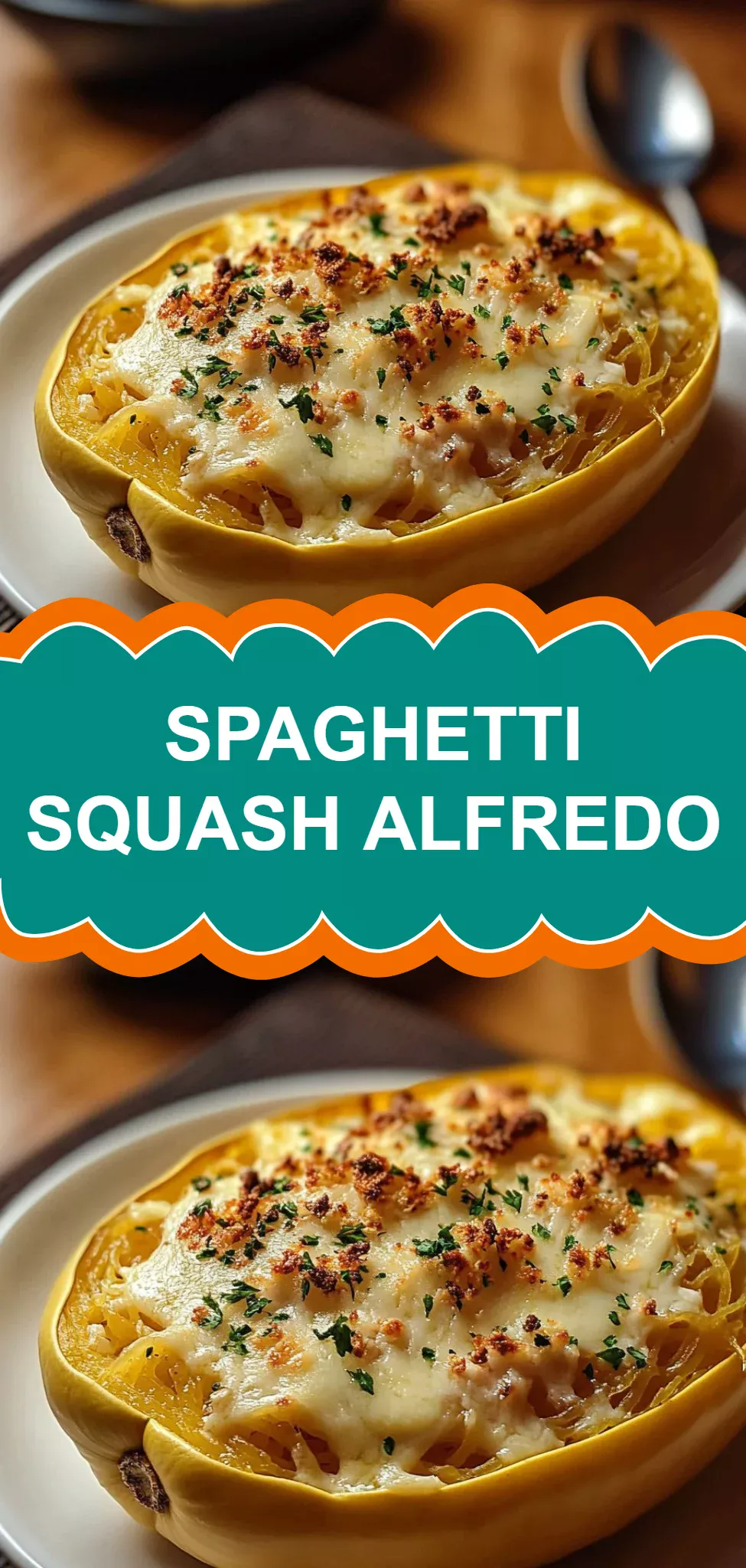 Spaghetti Squash Alfredo