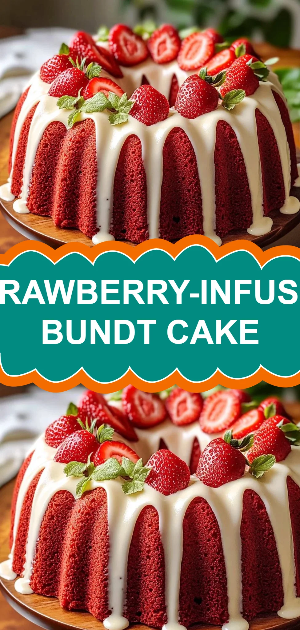 Strawberry-Infused Bundt Cake