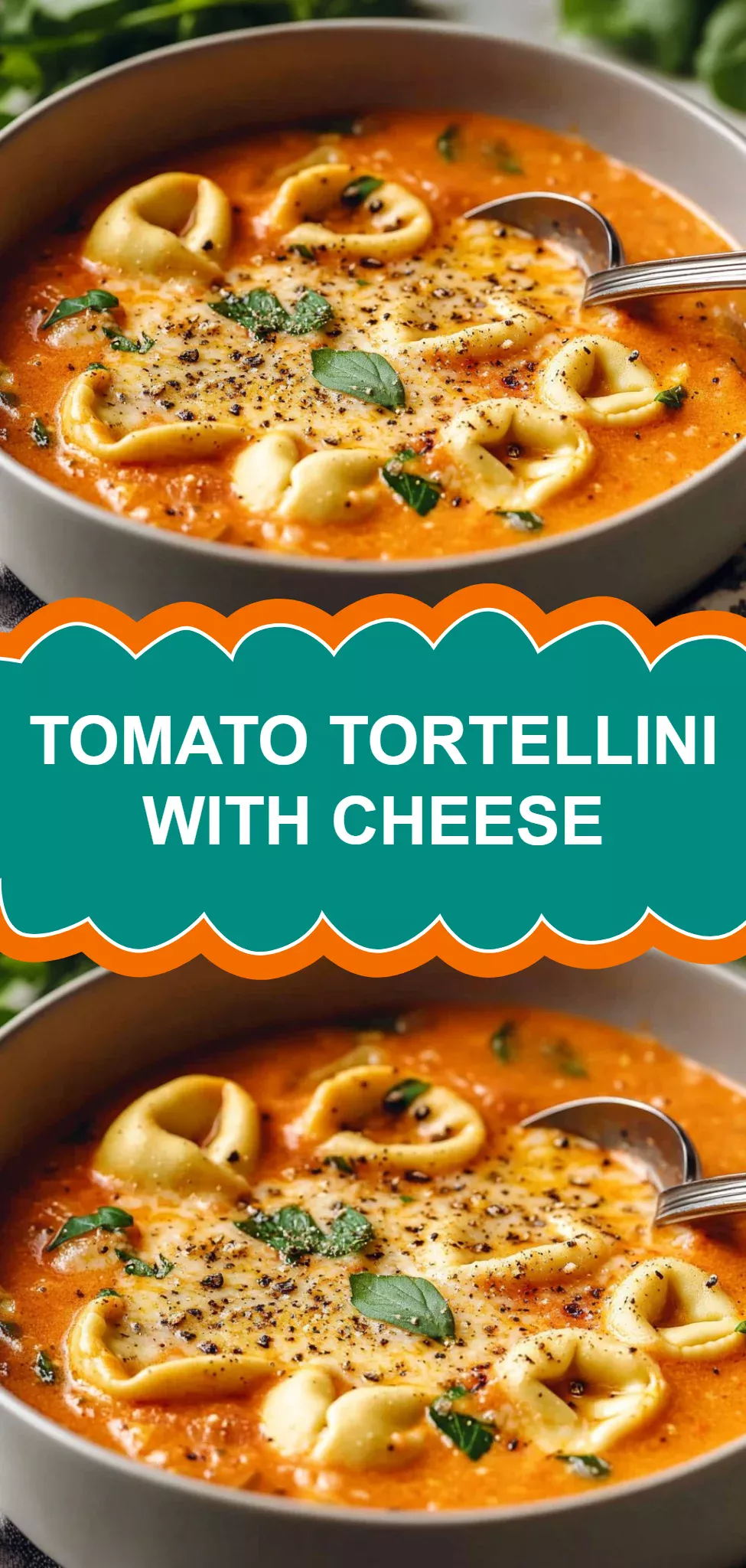Tomato Tortellini with Cheese
