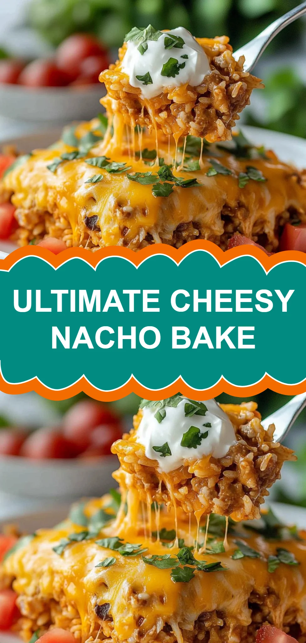 Ultimate Cheesy Nacho Bake