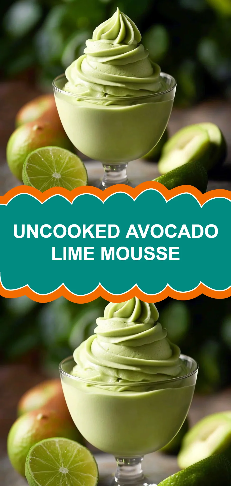 Uncooked Avocado Lime Mousse