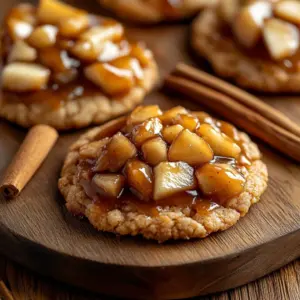 Warm, buttery apple pie cookies fresh out of the oven